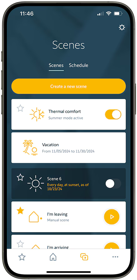 Discover the TaHoma® by Somfy app